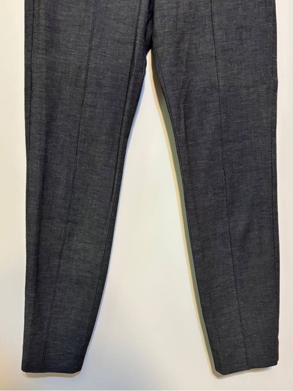 EXPRESS High Waisted Seamed Ankle Pants in Dark Grey | Crop Trouser | Size 00R - Picture 5 of 13